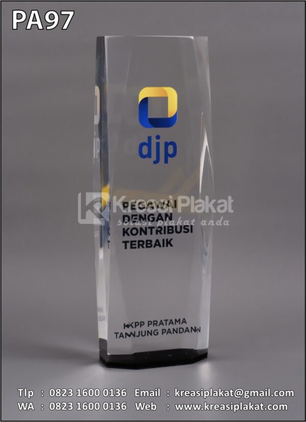 Plakat Akrilik DJP KPP Pratama Tanjung Pandang