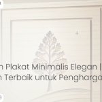 Desain Plakat Minimalis Elegan | Pilihan Terbaik untuk Penghargaan