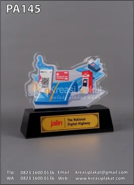 PA145 Plakat Akrilik Jalin The National Digital Highway
